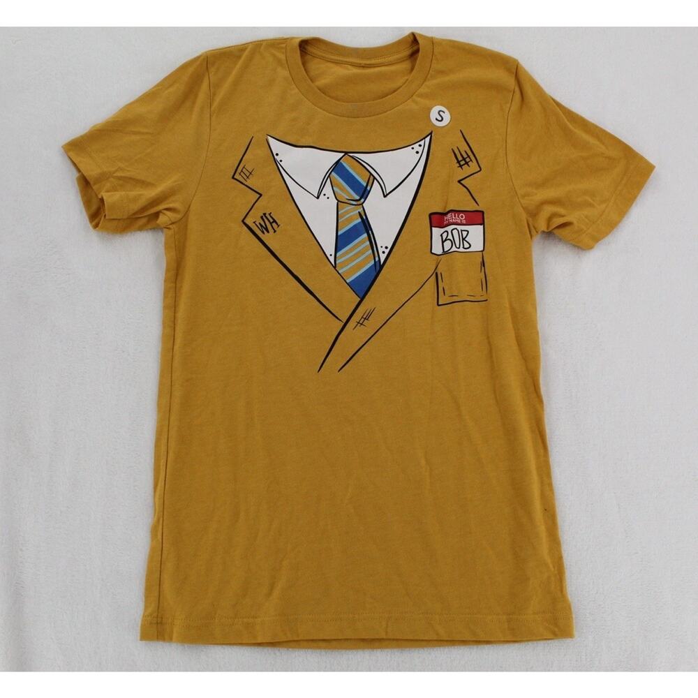 Halloween Costume Hello my Name is Bob by Beetlejuice Movie T-shirt. Sz Small
